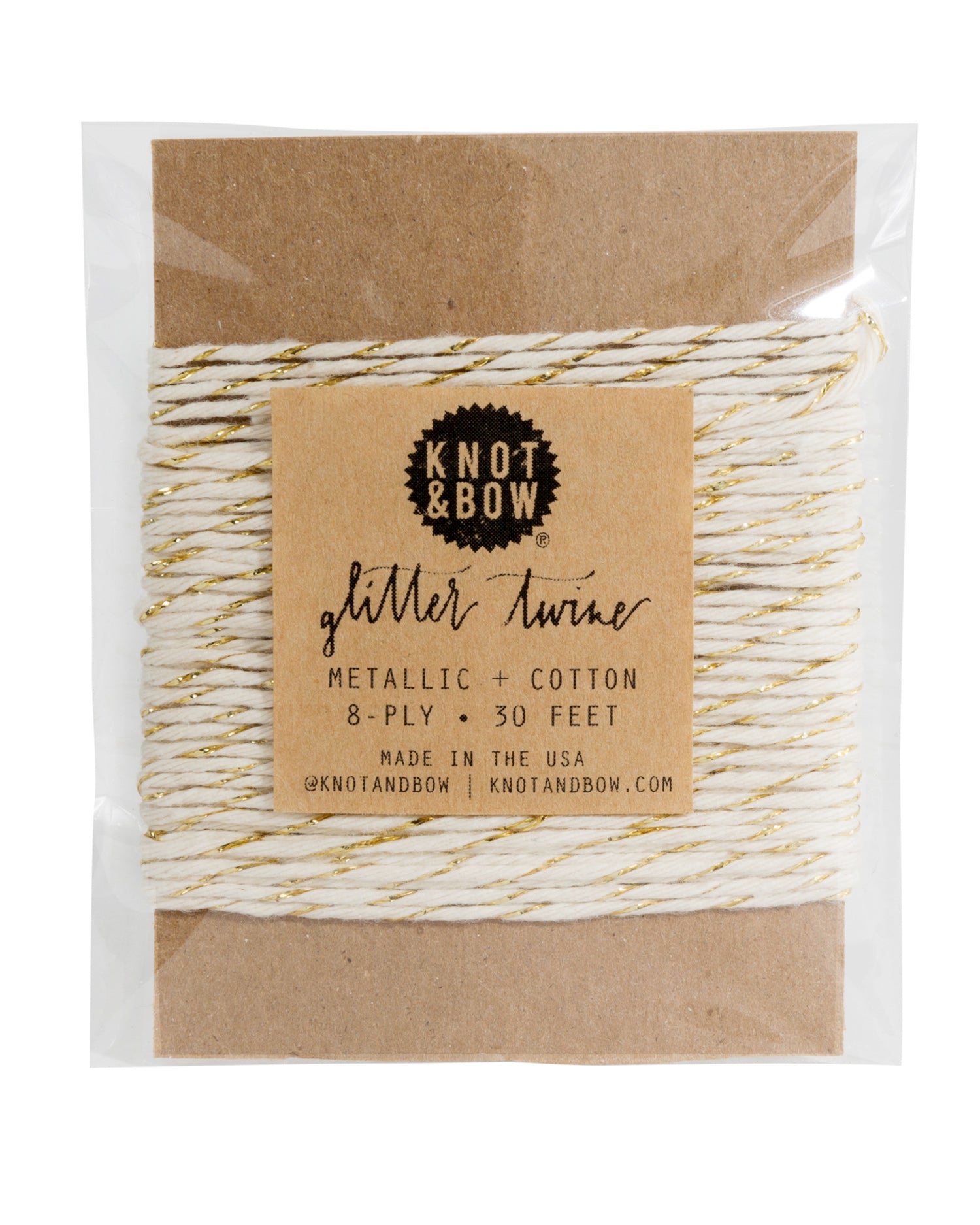 Kitchen Twine  White-Glitter